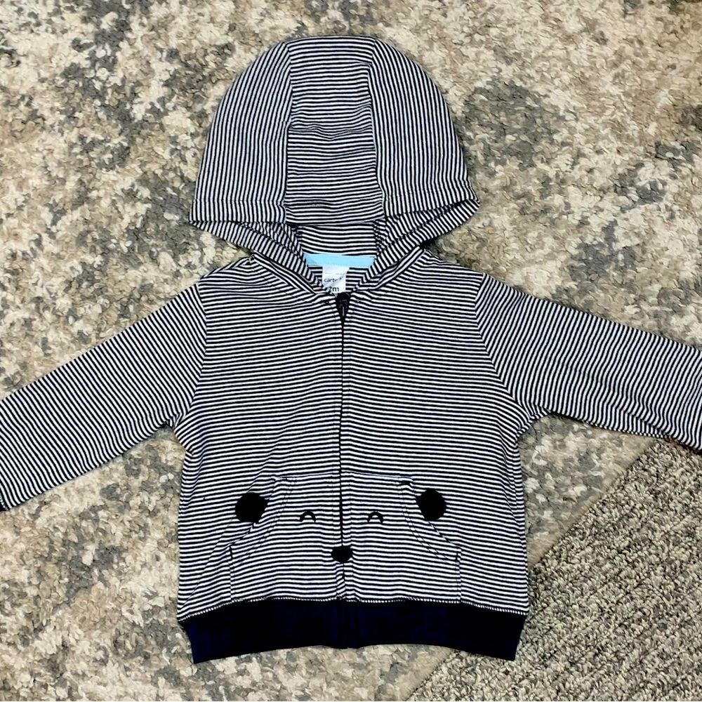 Carters Baby- Little Baby Basics Striped Bear